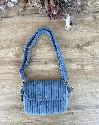 Saszetka, nerka, Sztruksowa, Maki Handmade