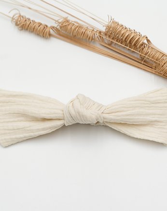 Opaska knot muślin bawełniany, wu handmade