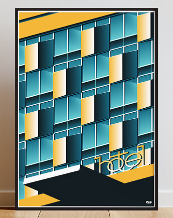 Plakat Hotel Cracovia, OKO MI SKOKO