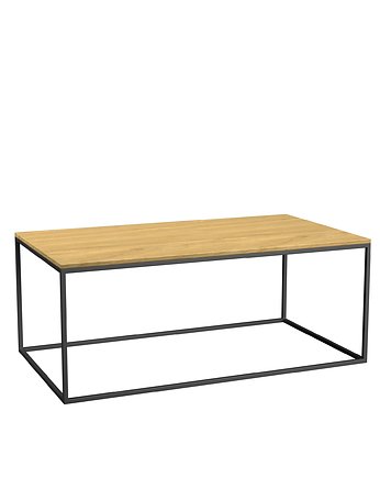 Stolik Kawowy SADA - minimalistyczna ława z dębowym blatem, MW.effect