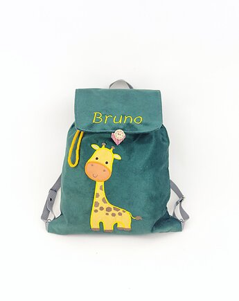 Plecak z żyrafą, worek z żyrafą i imieniem, Enitka Sweet Baby Room