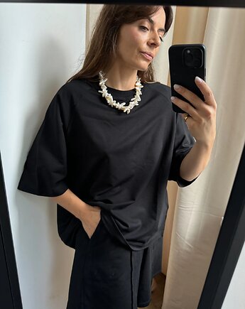 T-shirt Chillout black crew neck, Patchouli