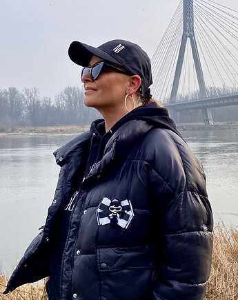 Brosza Audrey  Glamour Nowa Kolekcja, Pudrowy Różowy