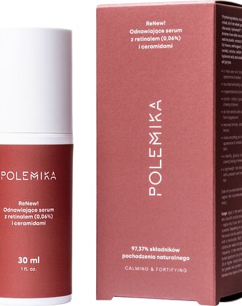 ReNew! Odnawiające serum z retinalem (0,06%) i ceramidami, 30 ml, Polemika