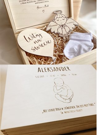 BOX  na narodziny dziecka, dla noworodka, niemowlaka, Dżepetto