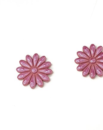Kolczyki na sztyfcie kwiaty FLORA, Clayee