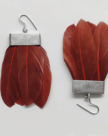 PIÓRKO kolczyki, Katarzyna Kaminska ART