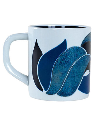 Kubek porcelanowy, duński design, 1983r., Mogens Andersen, Royal Copenhagen, Przetwory design