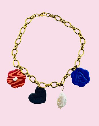 CHOKER z personalizowaną literką - złoty, Cuksy Jewellery