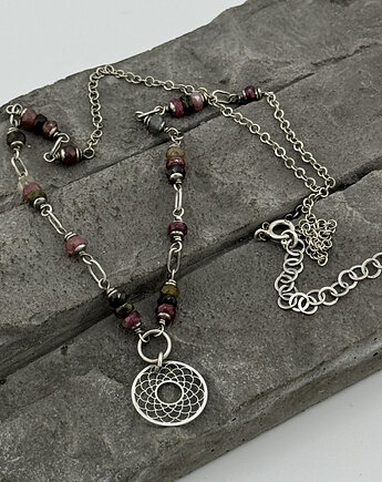 Turmalin - delikatny naszyjnik, RayOfArt