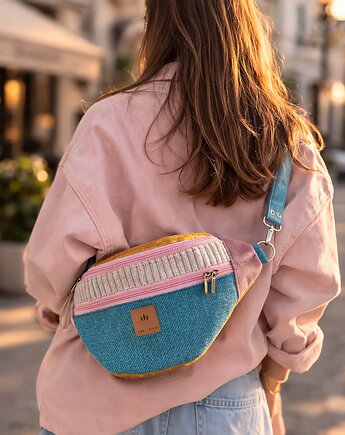 Patchworkowa Nerka maxi Key West, sabi tatka