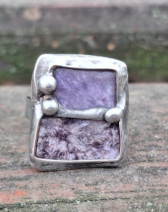 Czaroity - pierścionek regulowany, po drugiej stronie lustra