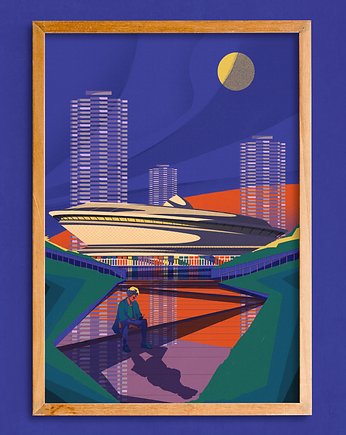 Plakat Spodek, Adam Kosik