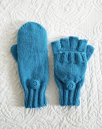 Kaszmirowe rękawiczki Flap, MonDu