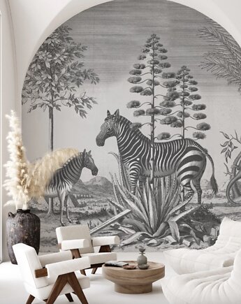 Tapeta Zebra on Agave, wallcolors