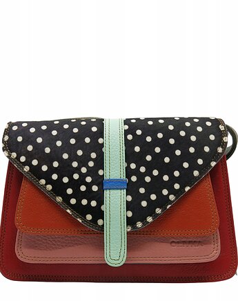 Torebka damska klasyczna elegancka skórzana na ramię pasek OLIVKA, Olivka Warsaw