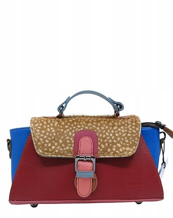 Torebka damska skórzana retro do ręki regulowany pasek elegancka eko OLIVKA, Olivka Warsaw