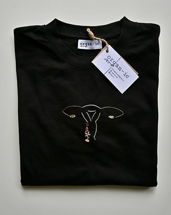 Koszulka z haftowaną macicą, OSOBY - Prezent dla Chłopaka