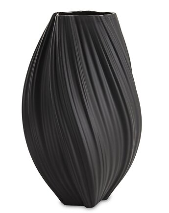 Wazon porcelanowy 34x18x18 cm MARIKO czarny, MIA home