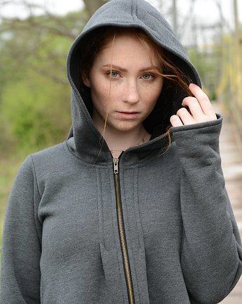 Bluza damska,kurtka dzianina z kapturem, NavahoClothing