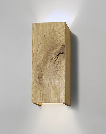 Secundus Modern Rustic - drewniany kinkiet, monklights