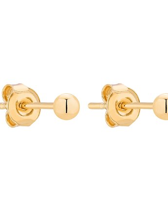 Złote kolczyki z kuleczką, SOTHO