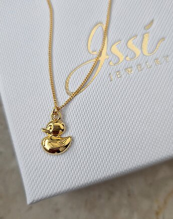 Naszyjnik KACZUSZKA - srebro złocone 24K, ISSI Jewelry