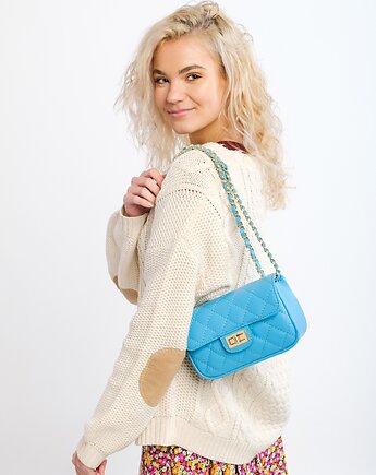 Torebka skórzana na ramię - pikowana (6814), BOSCCOLO