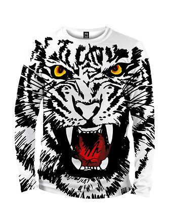 Koszulka Longsleeve Męska DR.CROW White Tiger, DrCrow