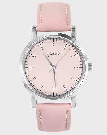 Zegarek - Simple Elegance - pudrowy róż, yenoo