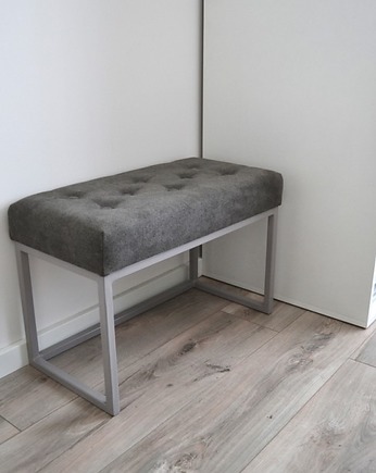 Frances Mini- Pikowana ławeczka, siedzisko, pufa, ławka, przedpokój, Papierowka Simple form of furniture