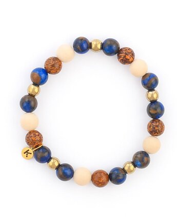 Mix Drzewo życia małe kamienie bransoletka z kamieni naturalnych, Kulka Bransoletki