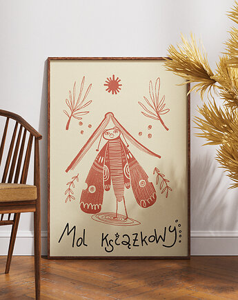 Plakat idiomy, przysłowia, powiedzenia - MOL KSIĄŻKOWY, Zuzanna_Kowalska