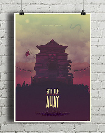 Plakat Spirited Away: W Krainie Bogów, minimalmill