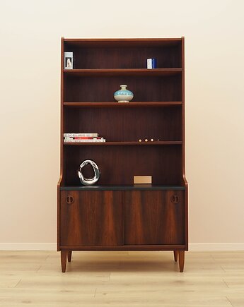 Biblioteczka palisandrowa, duński design, lata 70, produkcja: Dania, Przetwory design