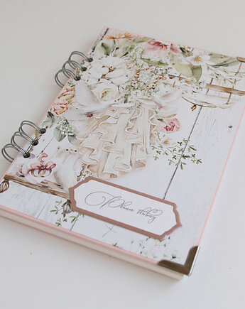 Planer ślubny organizer planner scrap, Papiernik