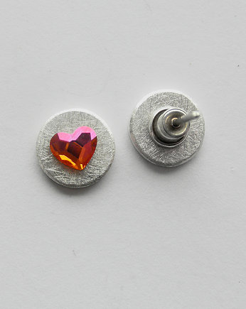 Kolczyki Swarovski SERDUSZKO , Katarzyna Kaminska ART