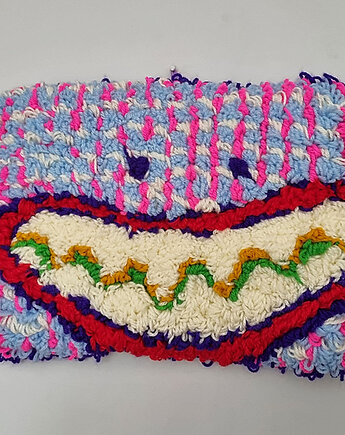 Kilim punch needle Miłego Dnia, ZeStrychu Handmade