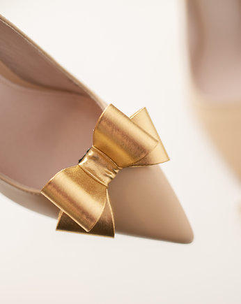 Klipsy do butów Coquet-Kokardki 3D Lovely/Gold, Coquet