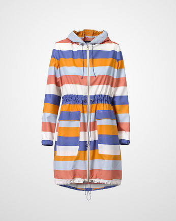 PARKA w kolorowe pasy, COCOON