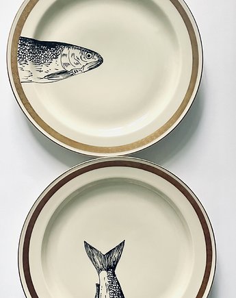 Ryby puzzle, arent plates