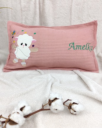Personalizowany prezent dla dziecka - imienna poduszka z owieczką, Enitka Sweet Baby Room