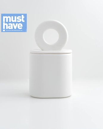 Eclipse - świeca w pojemniku z porcelany Parian, Kyuka Design