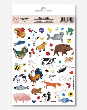 Naklejki A5 Zwierzęta, LOVE POLAND DESIGN