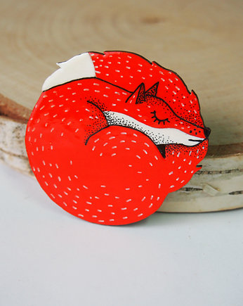  Broszka  LIS Maurycy, Made in Forest