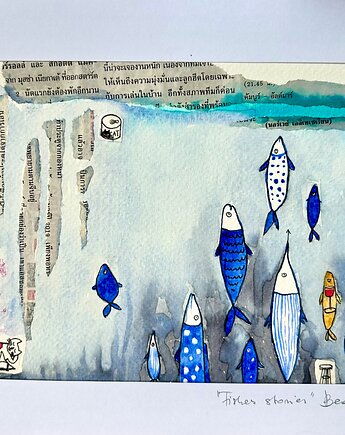 Fishes stories 7, Garfish Art Gallery