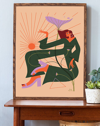 Plakat Shroom Lady II, Magdalena Kozlicka