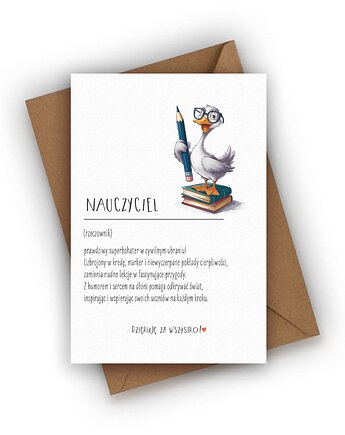 Kartka na Dzień Nauczyciela- Nauczyciel, Czarna Owca Karteczki
