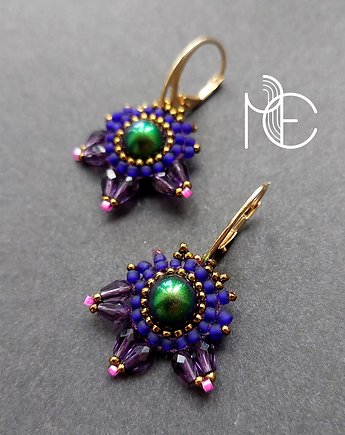 Kolczyki Swarovski mini trójpłatki, Motywator Eweliny