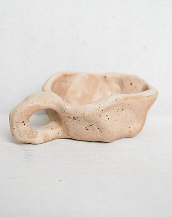 Kubek beż 220 ml, rel ceramic